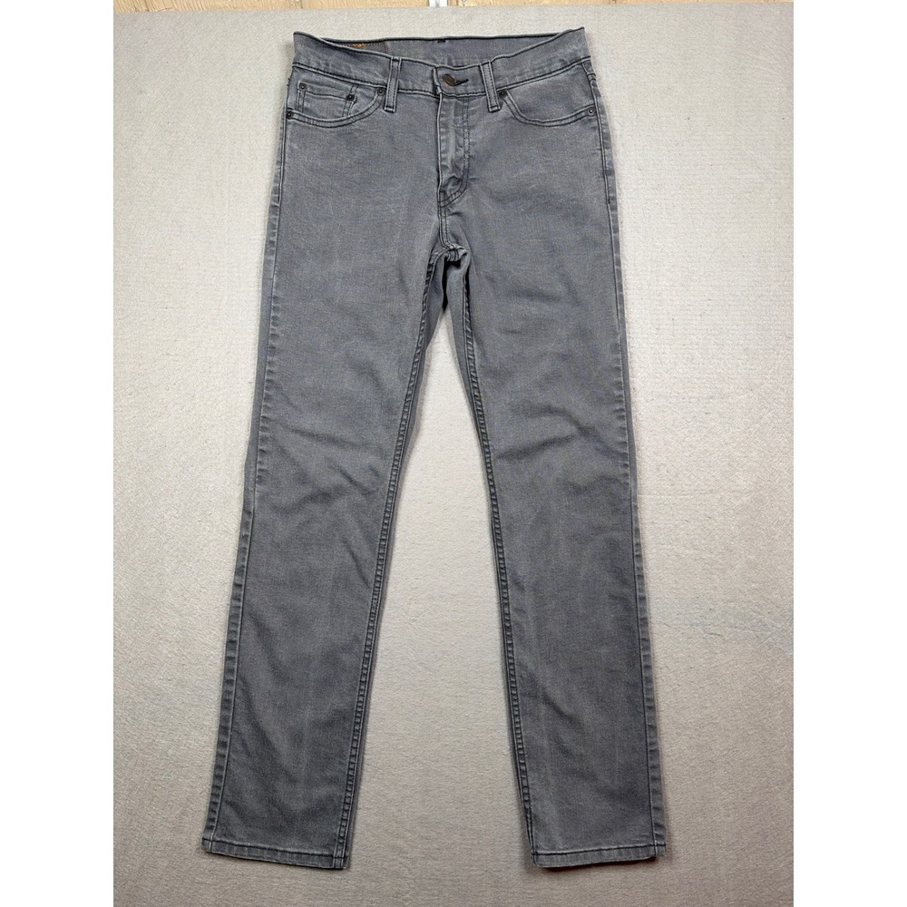 Levis 511 Slim Fit Grey Denim Jeans Mens 30 Stretch Casual Pants
